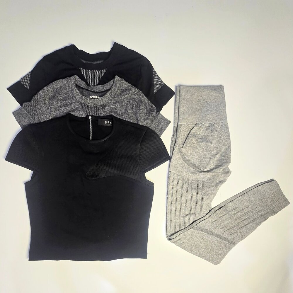 Bundle of 4 Activewear Gym Yoga Tops Leggings - Ivy Park
